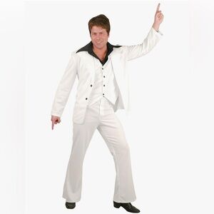 DISCO DUDE 🪩🕺California Costumes 70's Era Disco Suit Men's Costume, Large 42-44